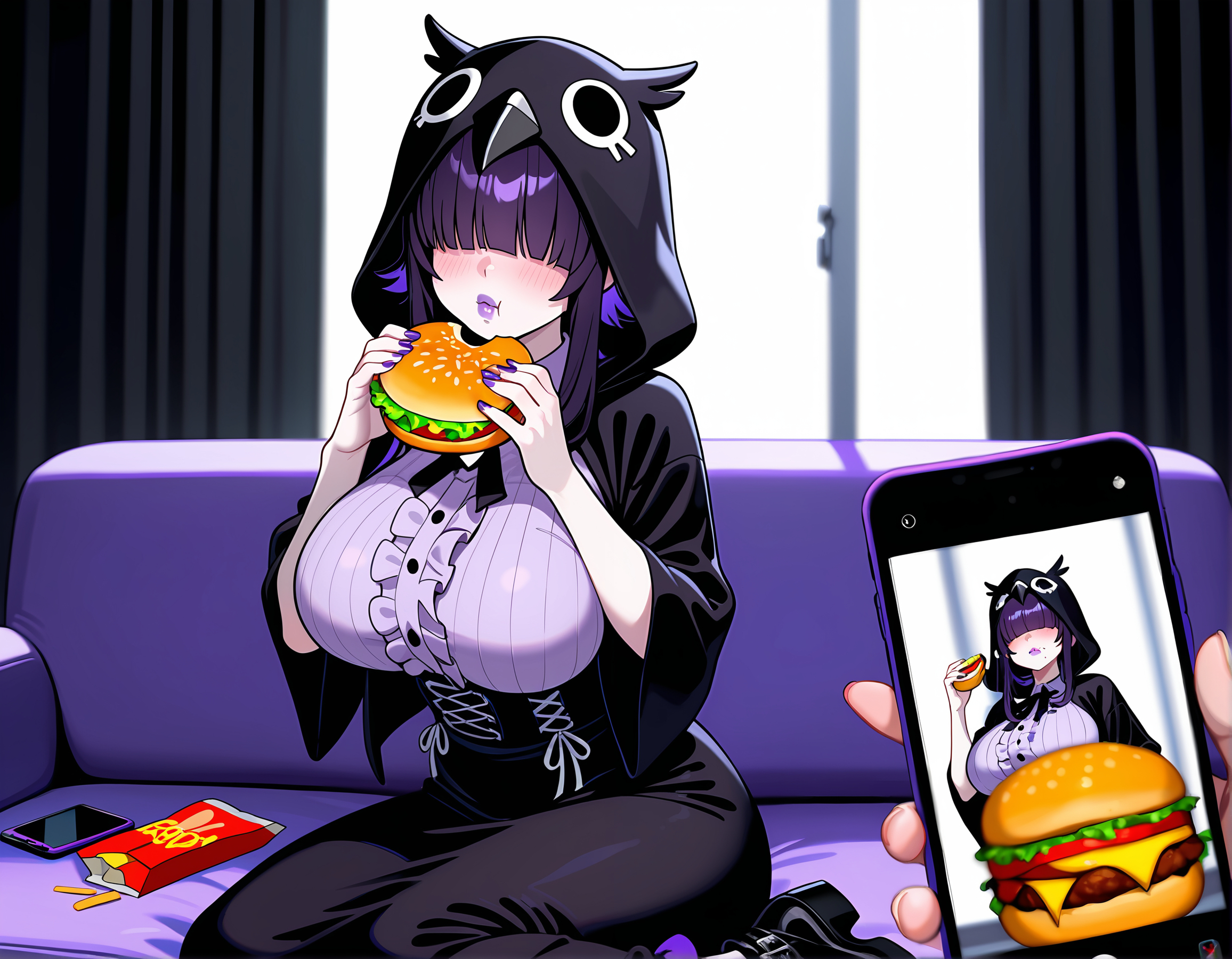 v
