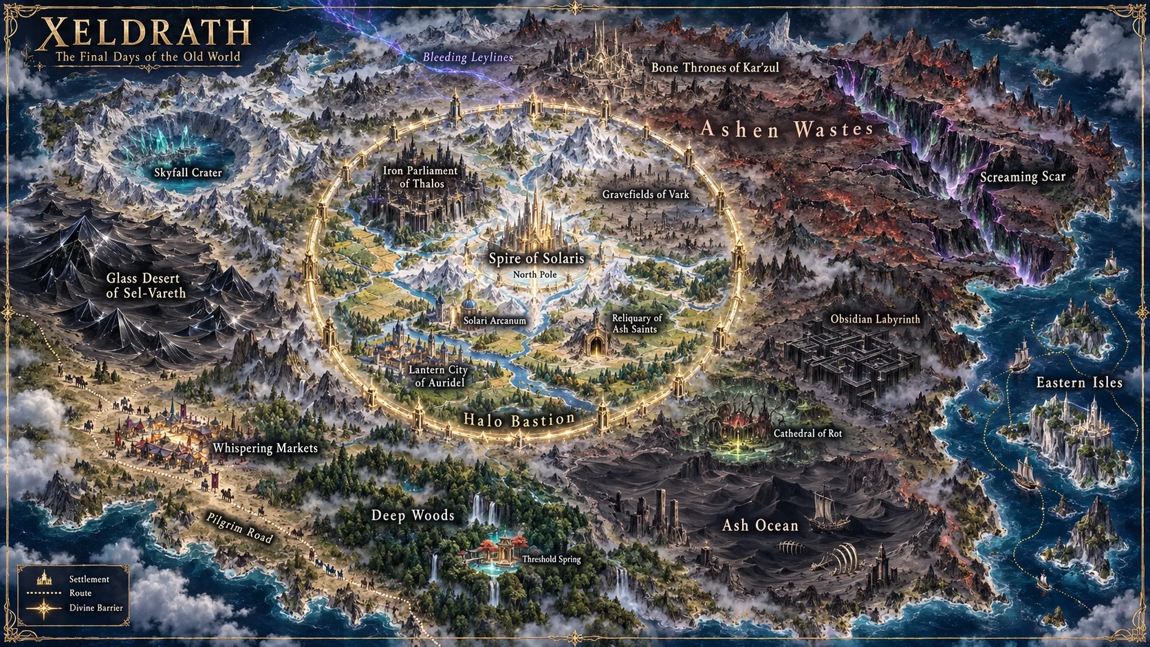Map of Xeldrath