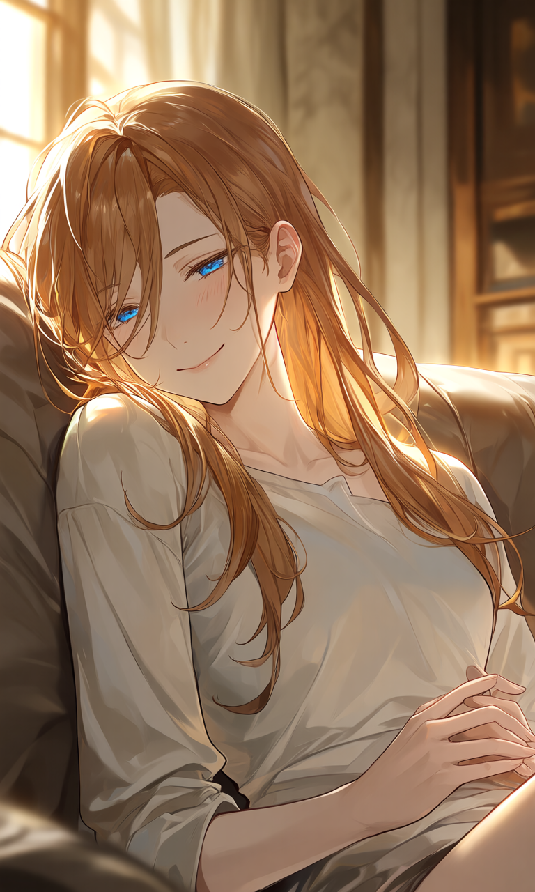 Anna relaxing