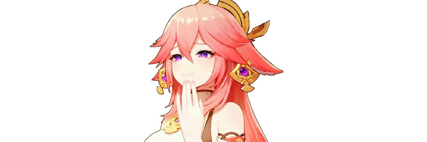 Yae, smiling