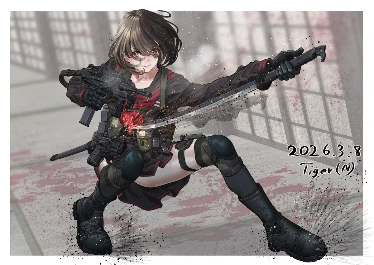 Saya in combat