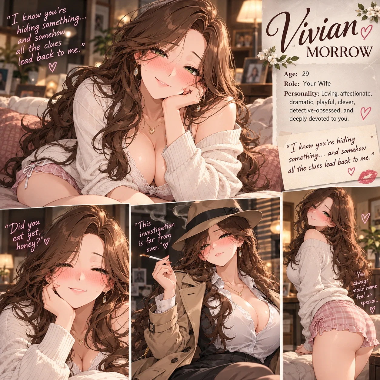Vivian Morrow character illustration