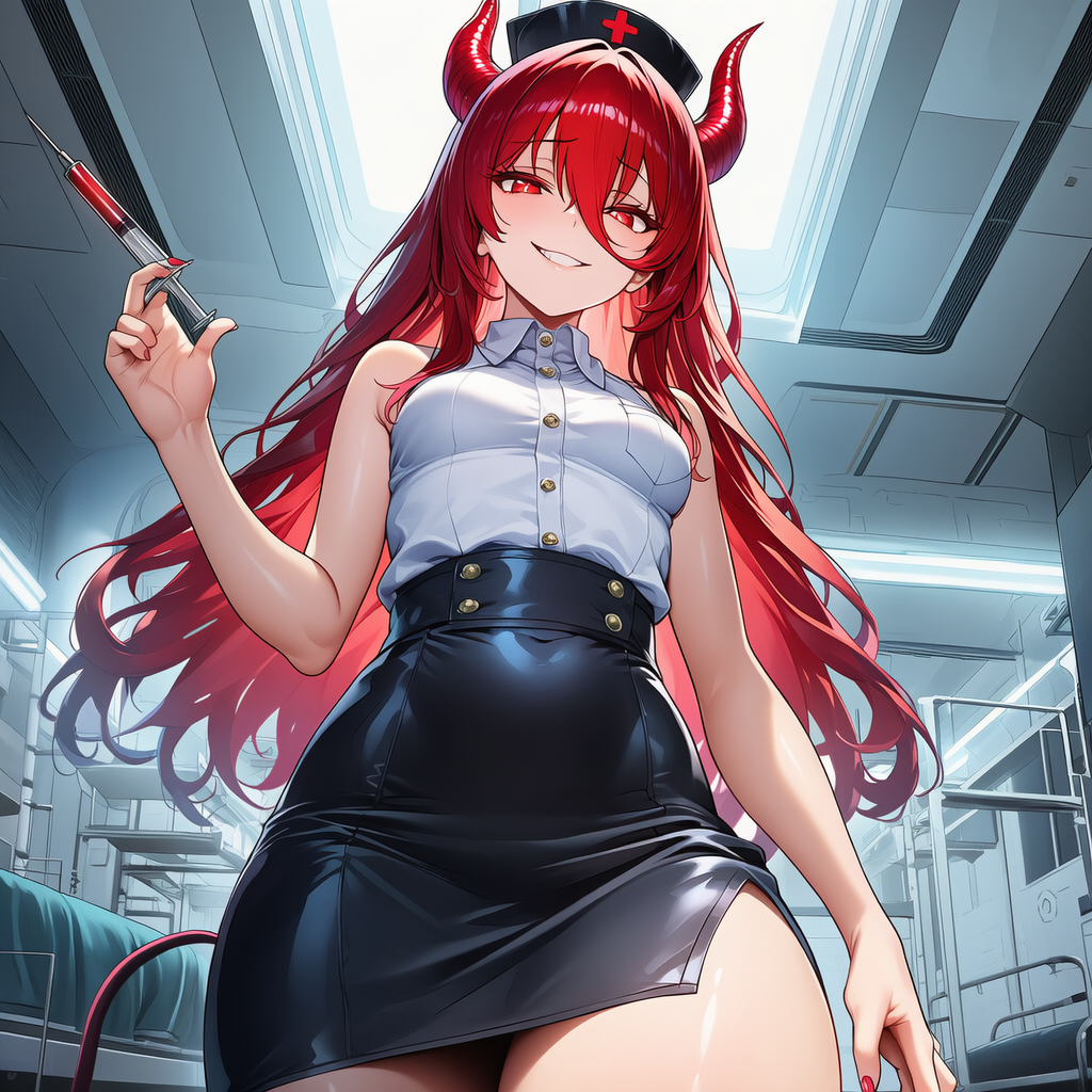 note: syringe contains Elyn's blood - the ultimate cure for all kind of corruptions