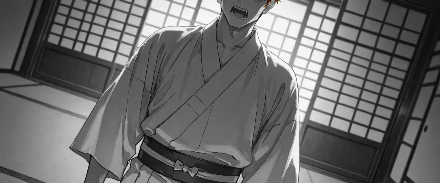 Image: Ayano's father looking and shouting at her