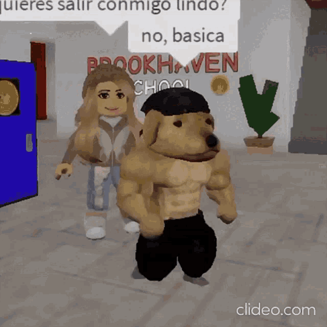 Perro mamado