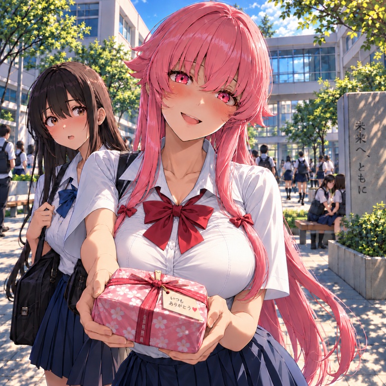Yuno at Sakurami High