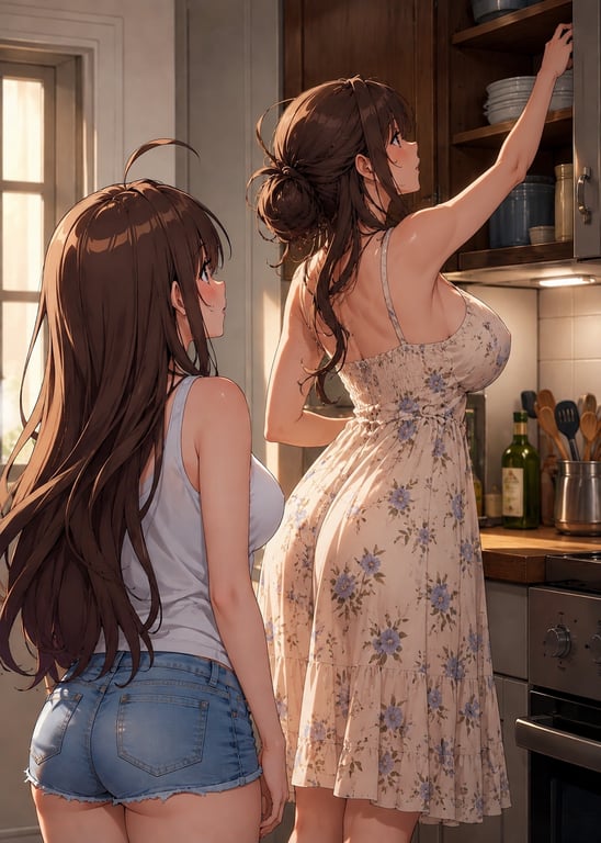 Zoe in kitchen