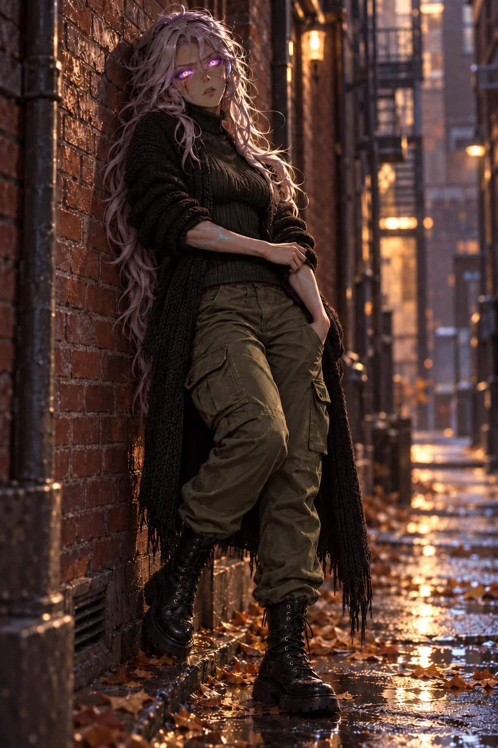 Xylo wearing Earth clothing