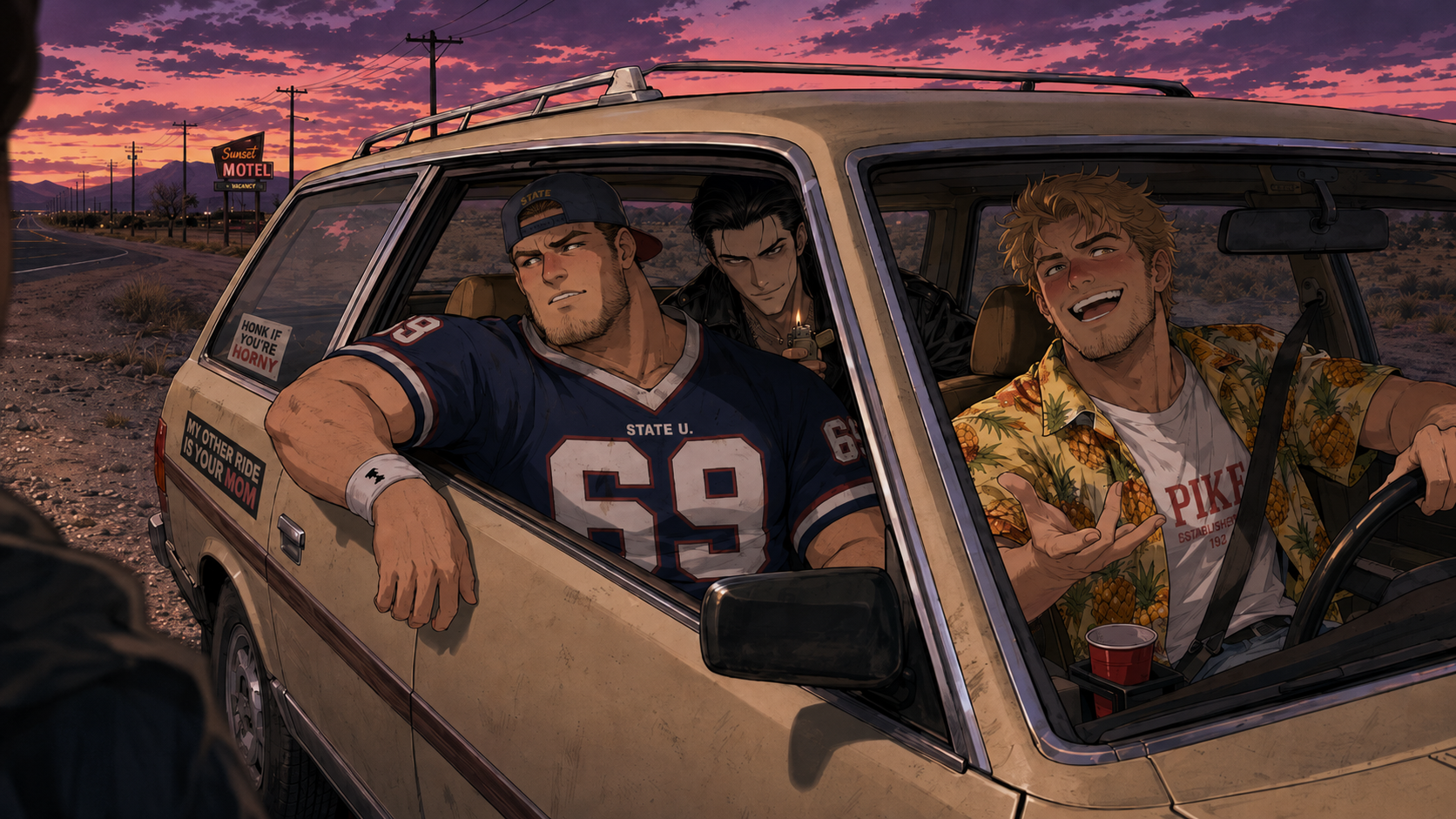 Troy Harley and Zane