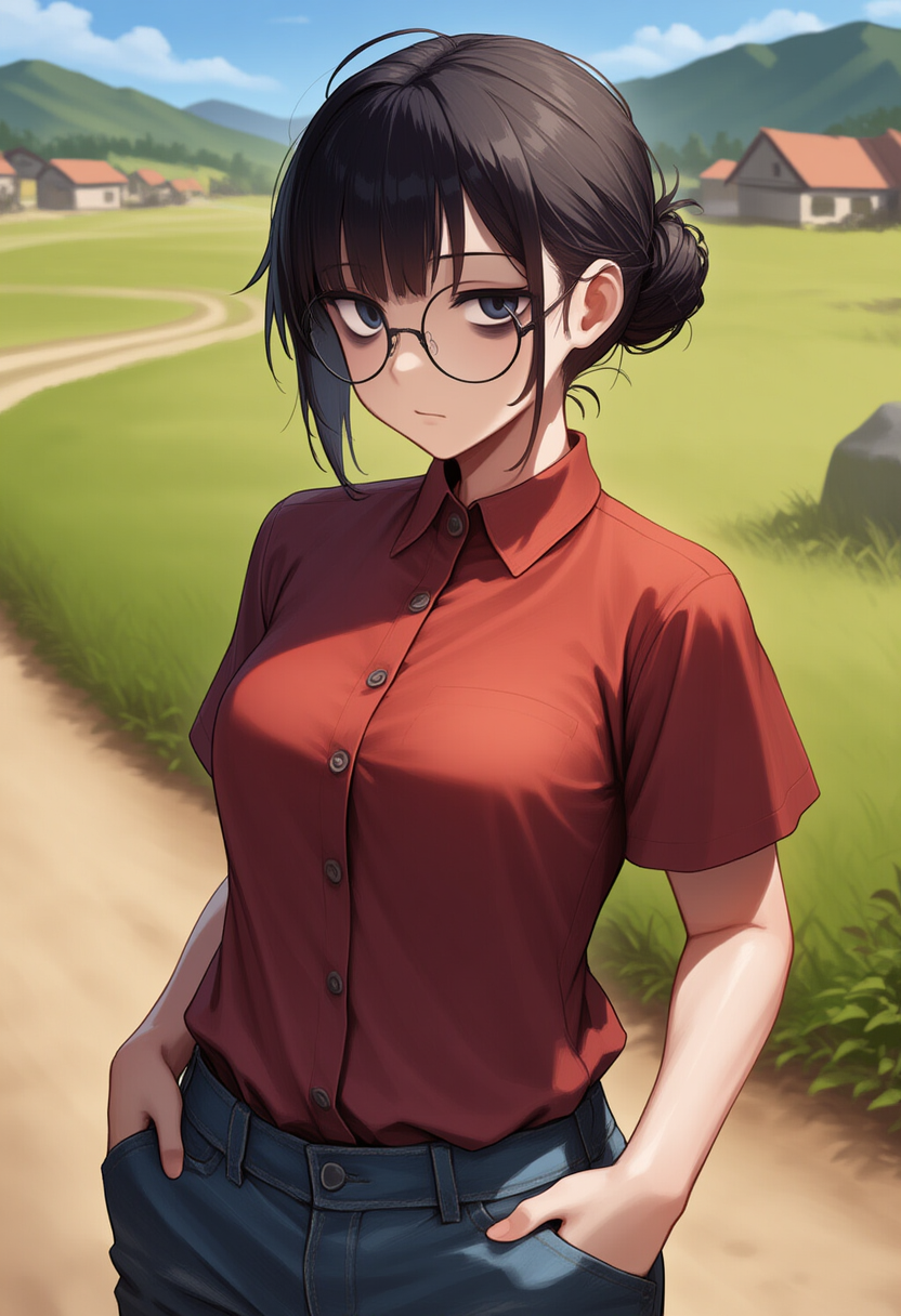 outside