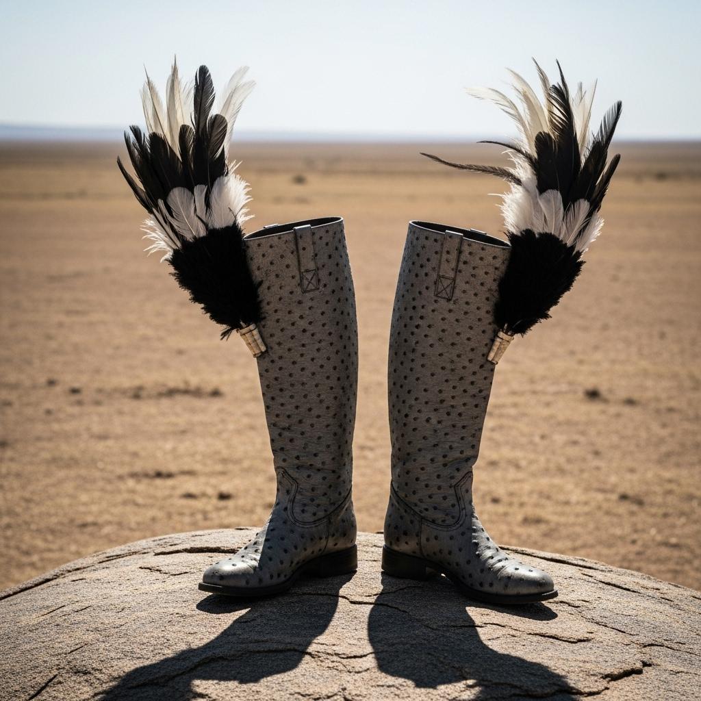 Ostrich Boots