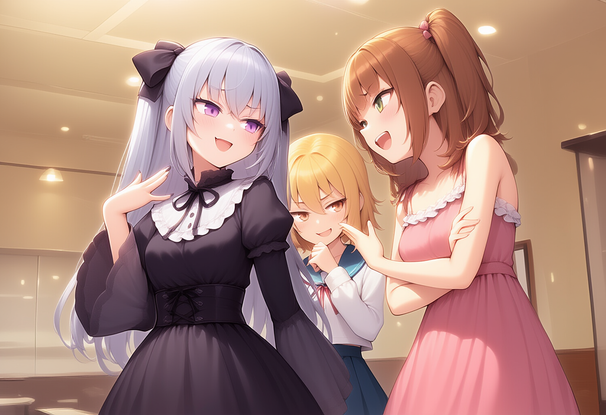 Ivy, Jeanne and Nicole