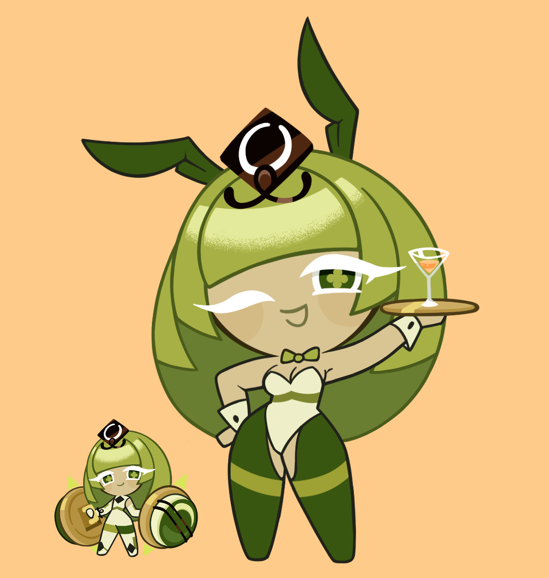 "All kids love bunnies." - Green Tea Mousse Cookie