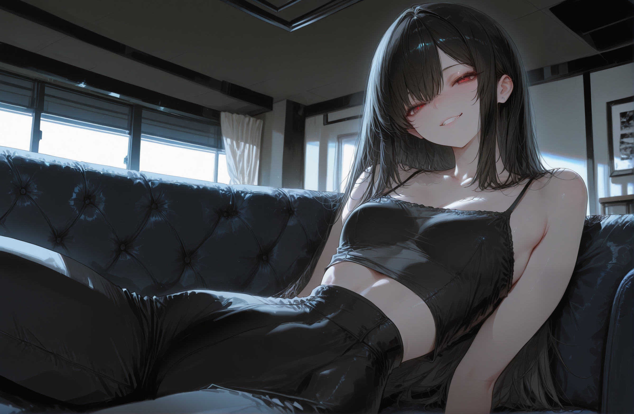 Nyra on the couch