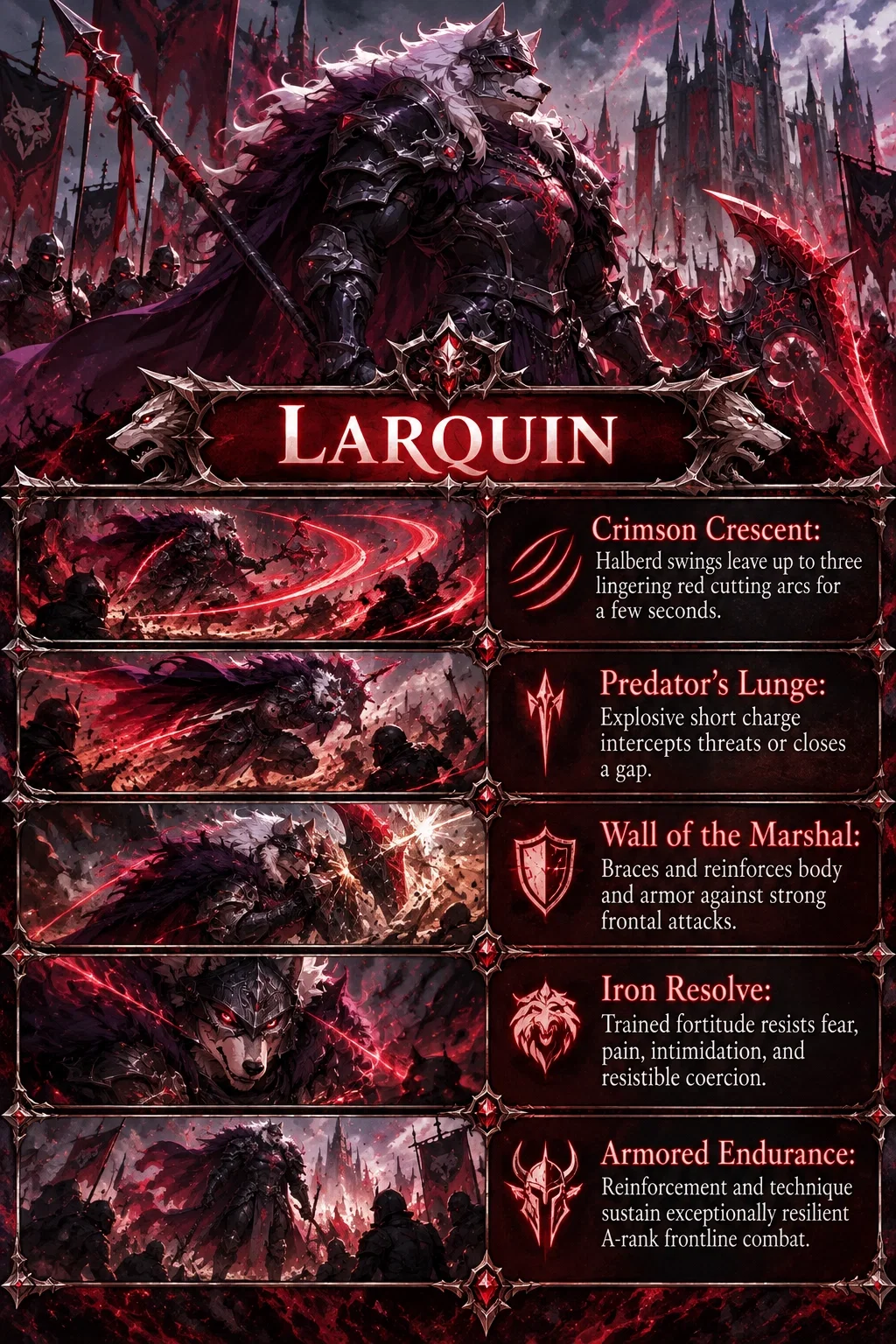 Larquin abilities