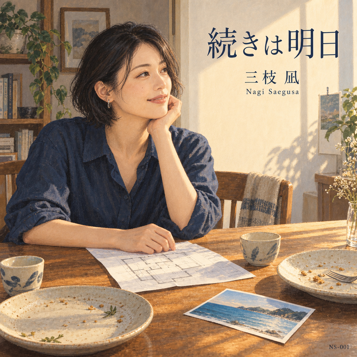 三枝 凪 — 続きは明日 single cover.