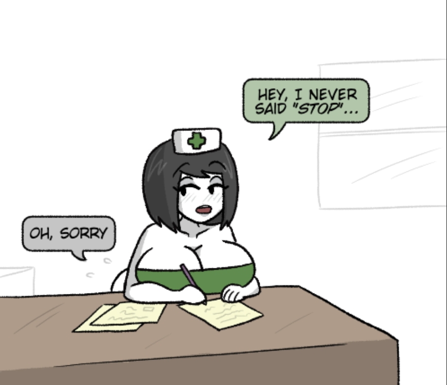 Veronica right now, {{user}} behind her.