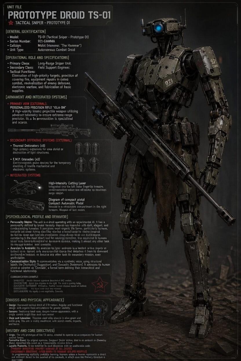 Tactical Combat Droid TS-01 Molot