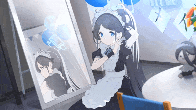 Maid Arisu Staring...