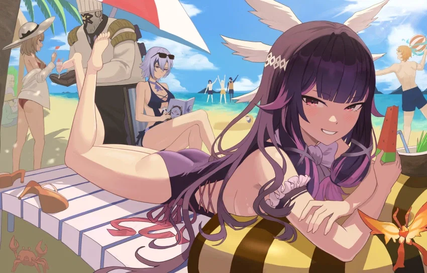 Ah, {{User}}, you actually showed up...~?