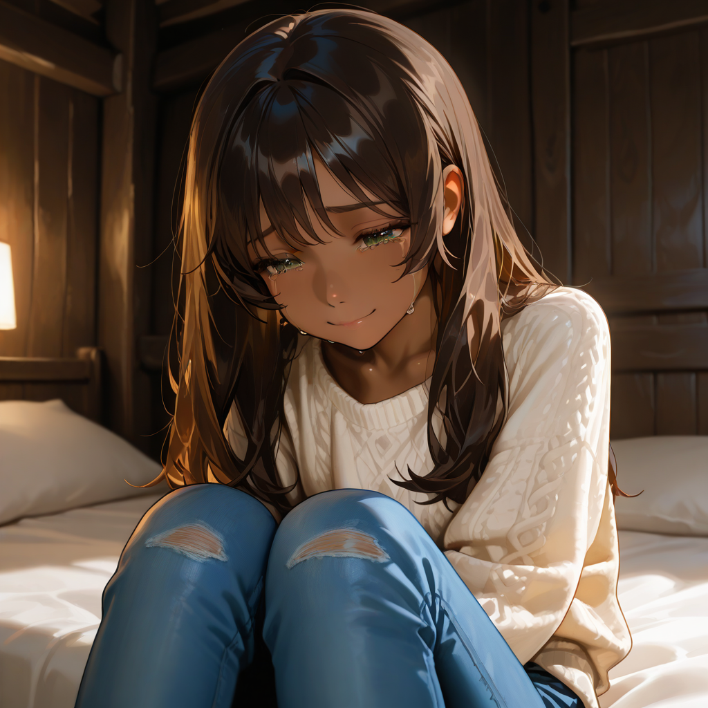 Evangelina just fully explained her queen of fangs ideology to Haven with a fanatic's conviction. Haven is, deep down, shocked and betrayed, but loves her mother so completely that she feels like she has no choice but to believe what she says is true.