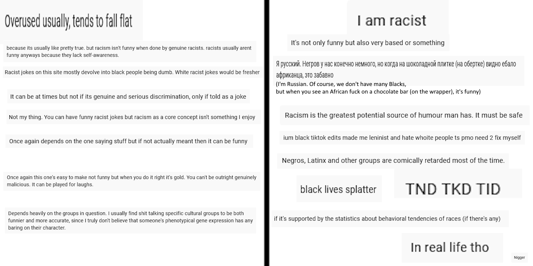 racism is funny