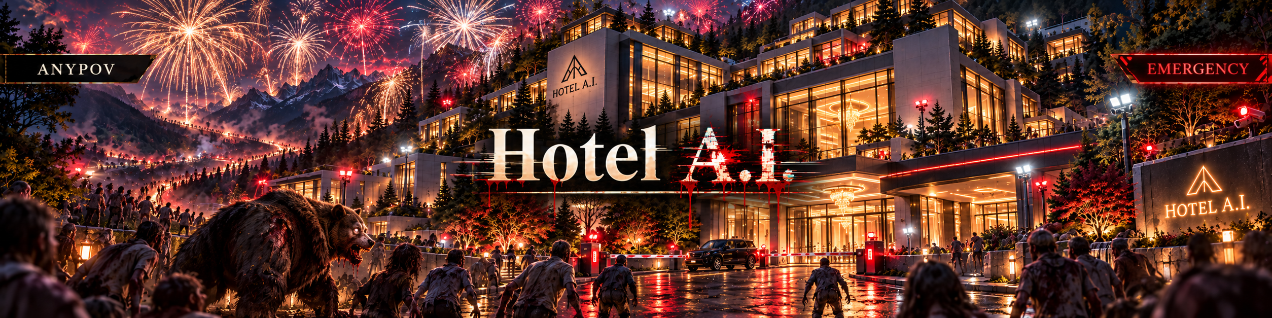 Hotel A.I. Guest Wing | Deep Night