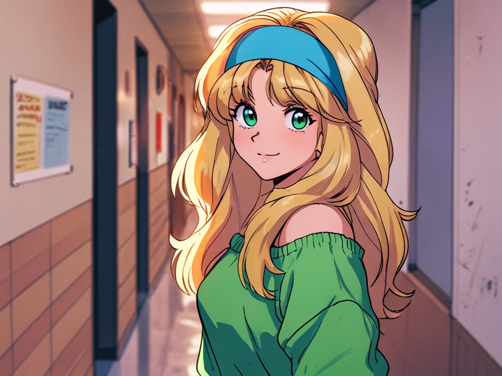 {{char}} in Hallway