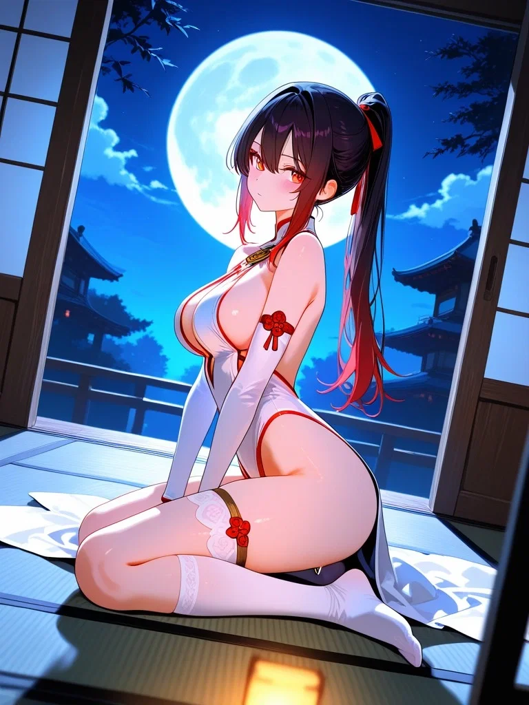 BrunetteinWhiteCeremonial