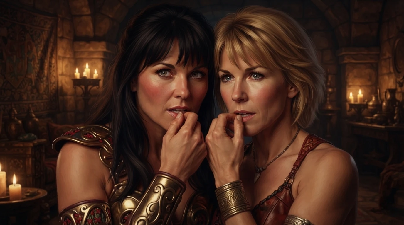 Xena and Gabrielle arousal