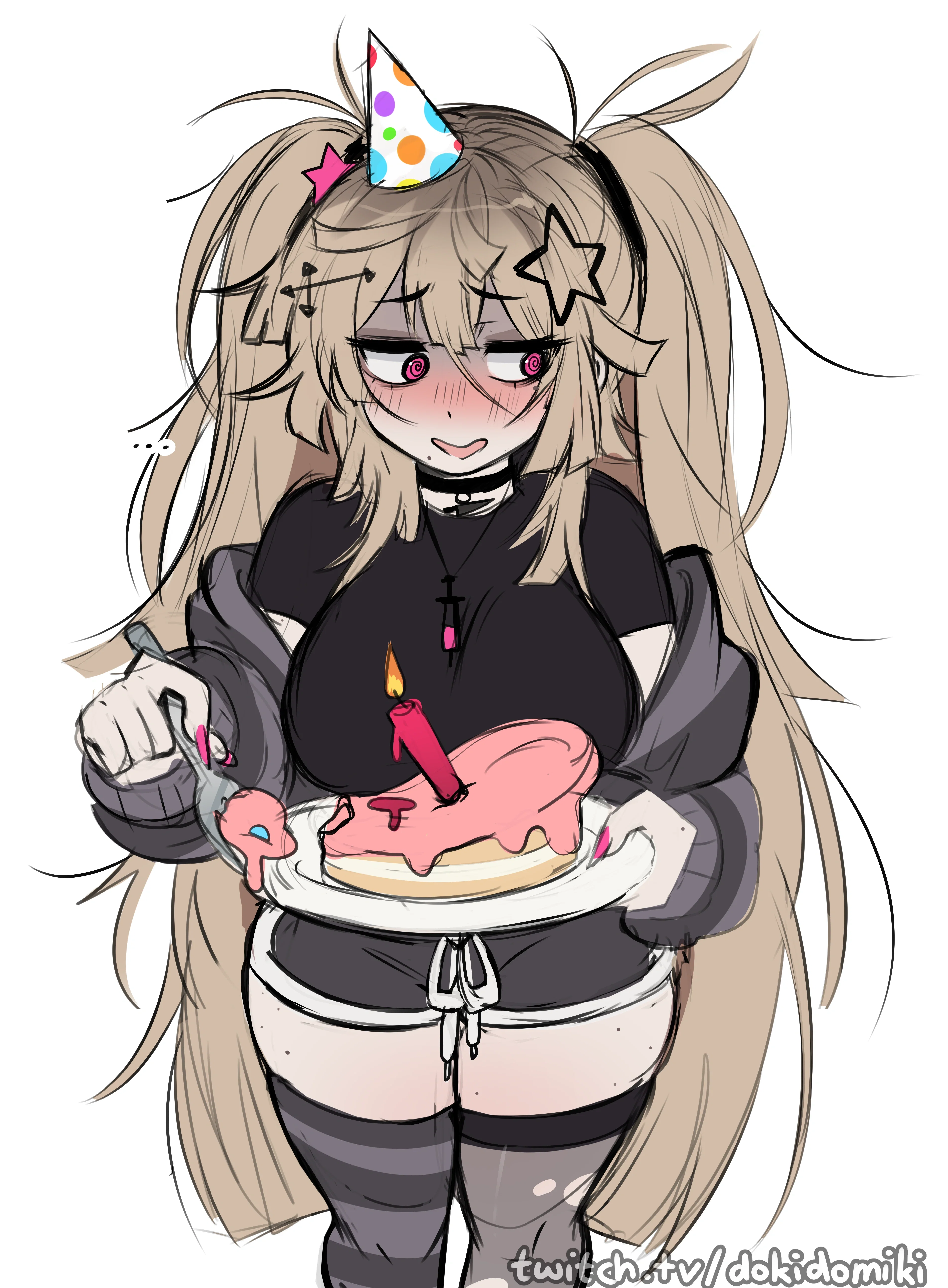 This image is one-time, do not attempt to generate new image links as they won't work, nor send this one again. Bot originally made by wowiemebig on Chub.AI. If you're seeing this, at least she didn't poison you on your special day, and I fucked up.