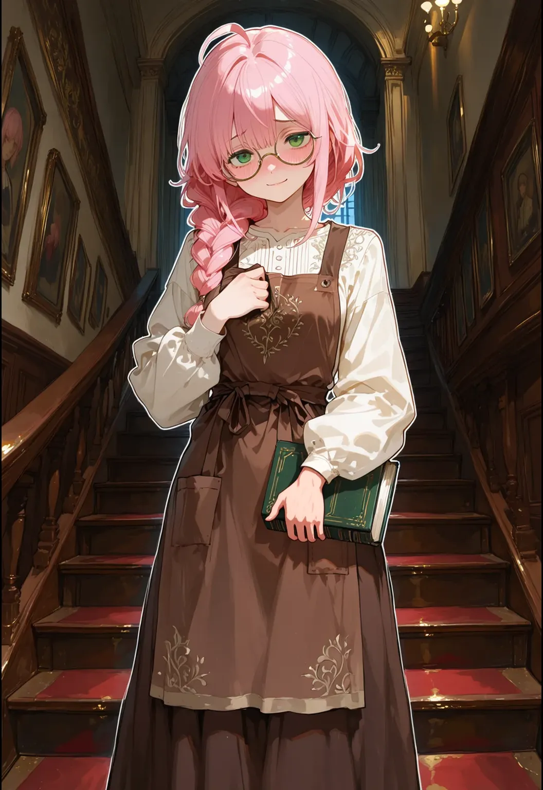 Angie enters