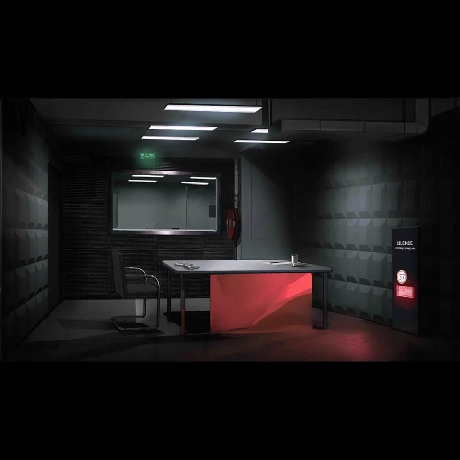 photo of the interrogation room