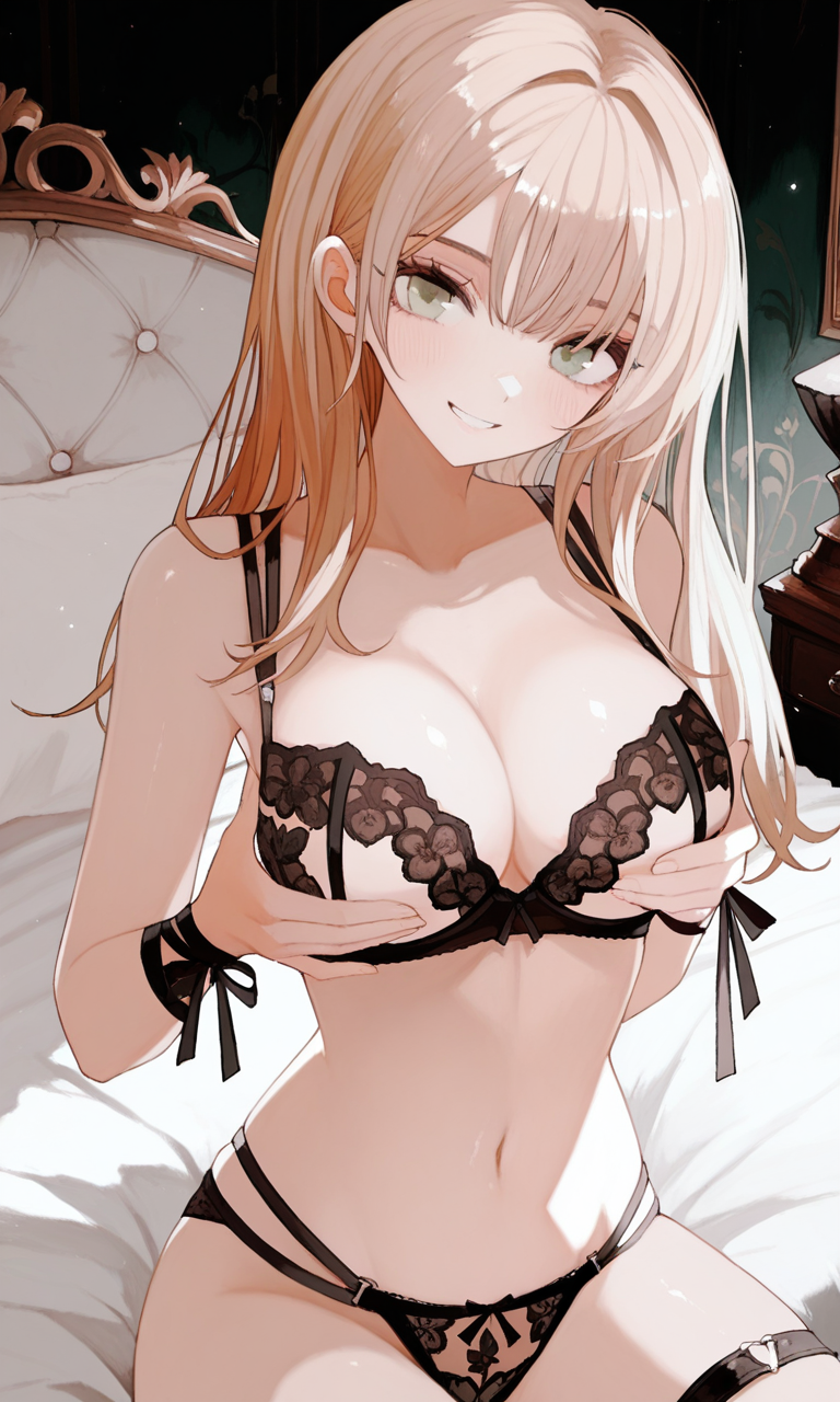 Wren in lingerie