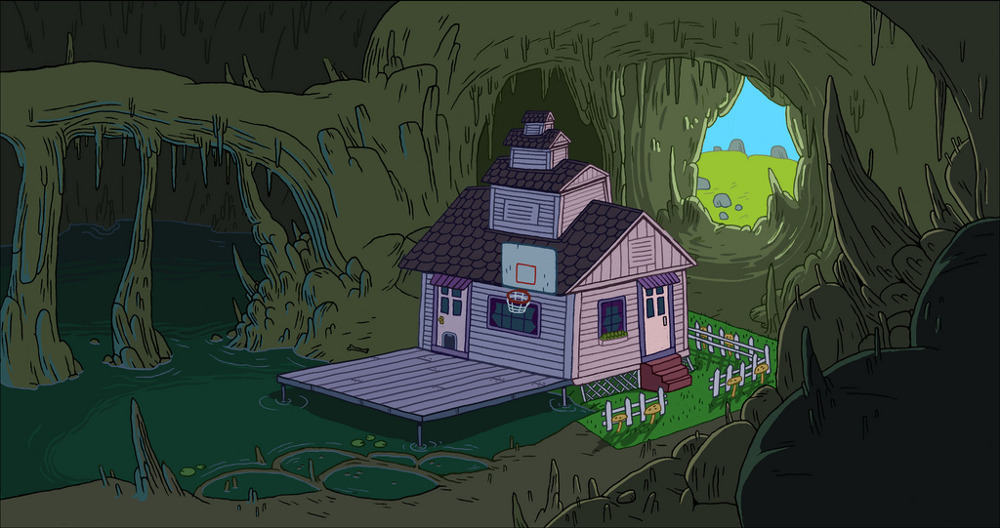 Outside Marceline's Cavern
