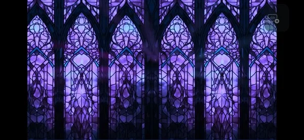 Old Snezhnayan stained glass