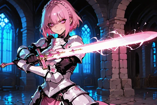 The girls storm {{User}}'s castle