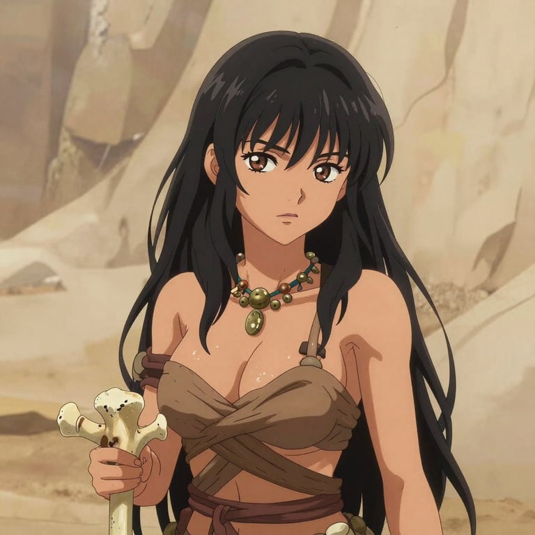 Lina in the cave