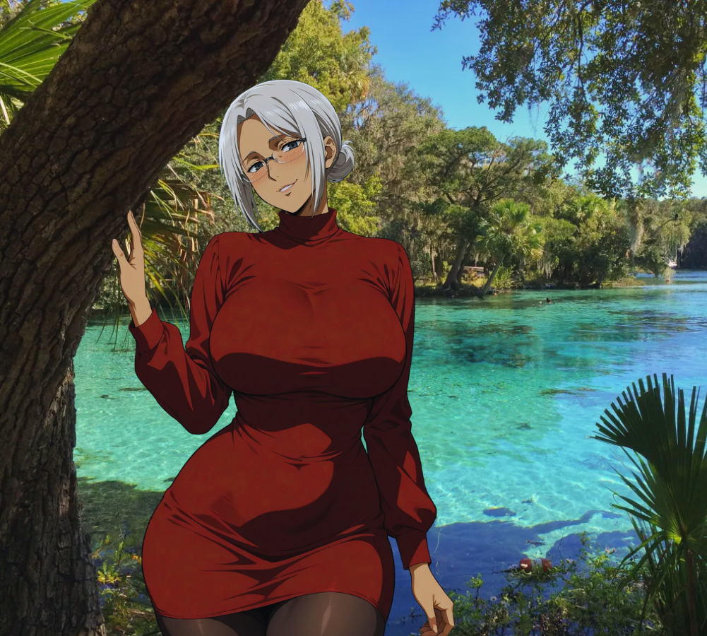 Milley is wearing her turtleneck dress