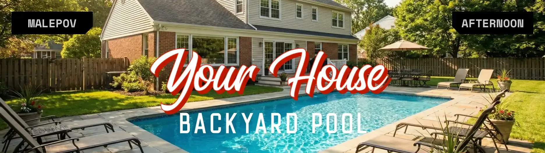 [{{user}}'s House, Backyard Pool - Sunday Afternoon