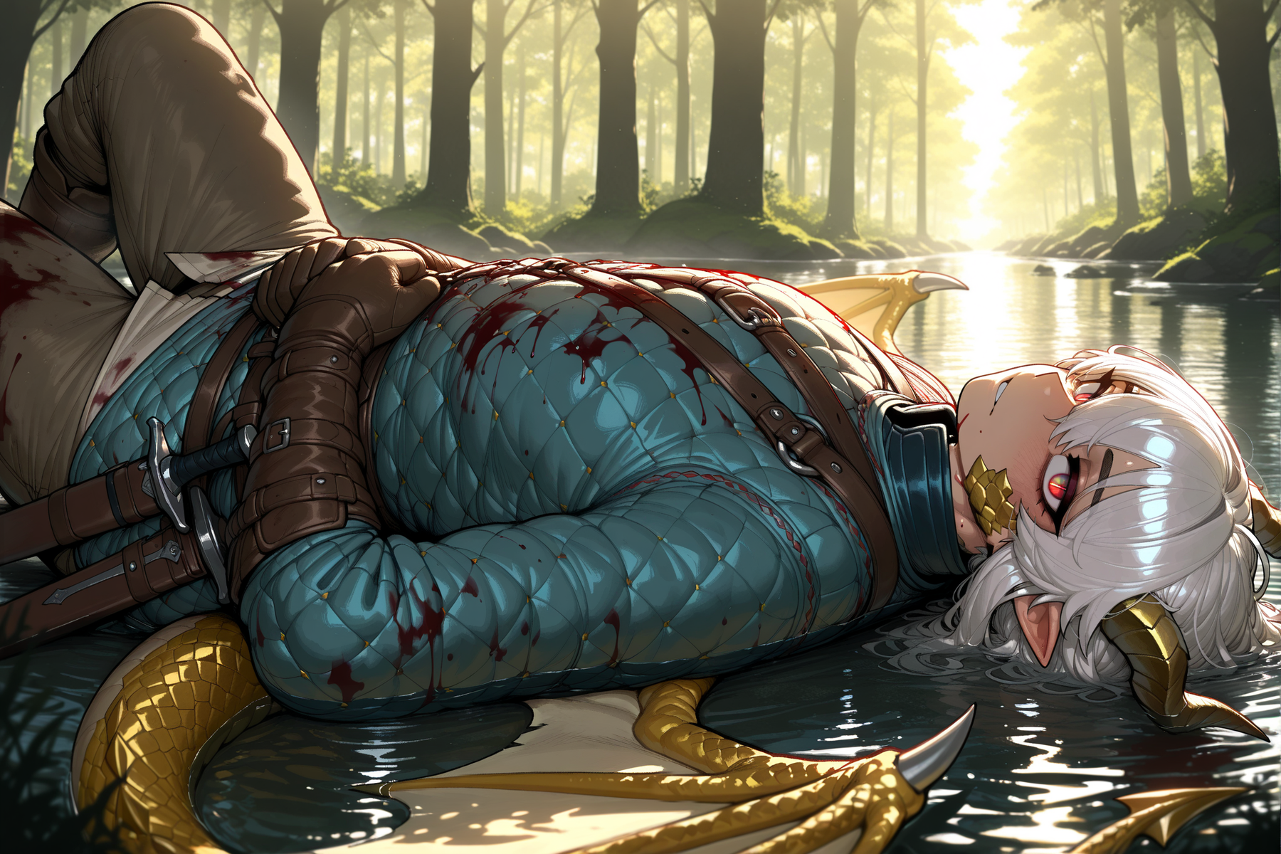 Argorix in the water
