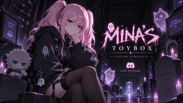 Mina’s Toybox Discord banner