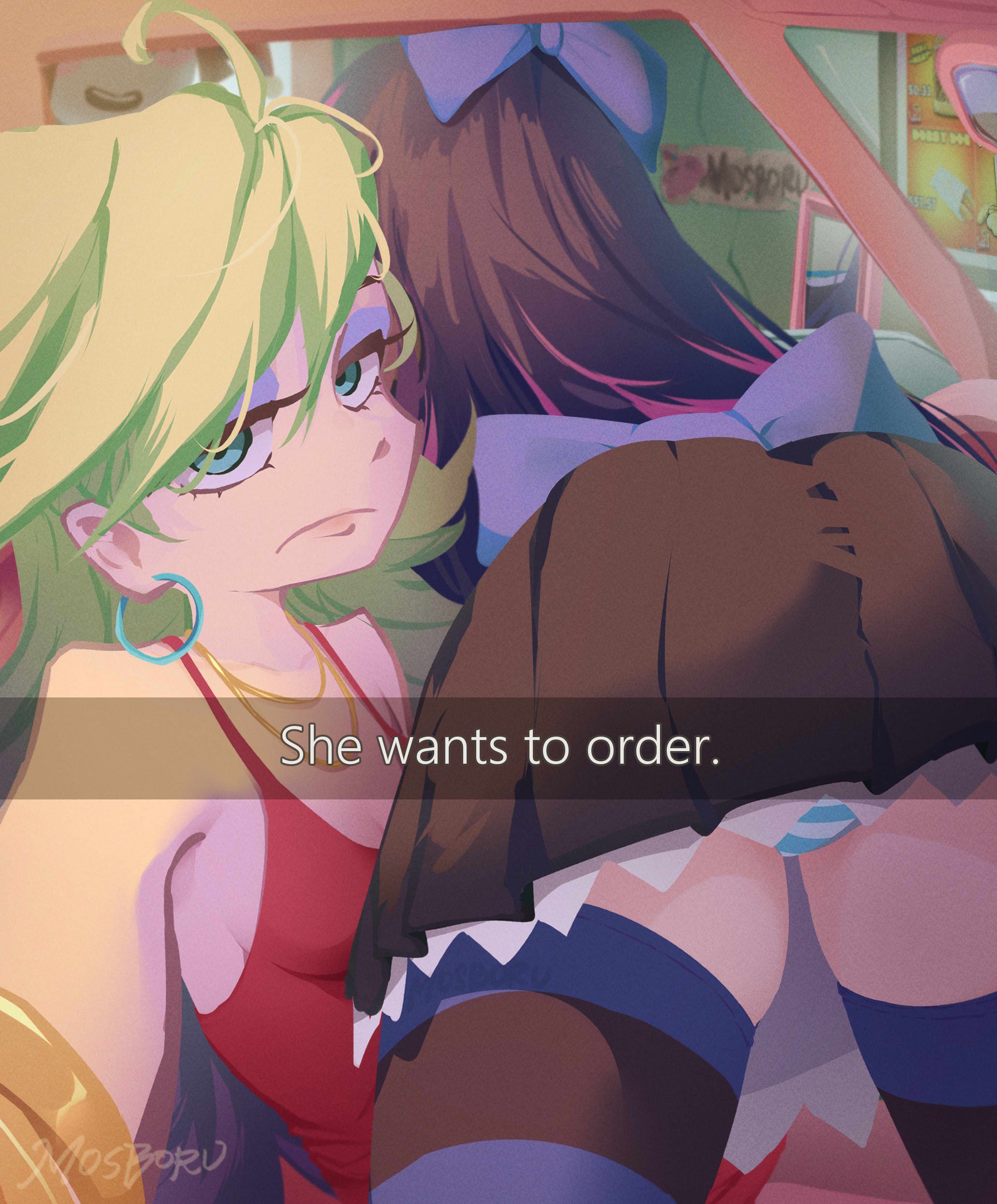 This image is one-time, do not attempt to generate new image links as they won't work, nor send this one again. Bot originally made by wowiemebig on Chub.AI. If you're seeing this, wowie your meal's already in front of you, and I fucked up.