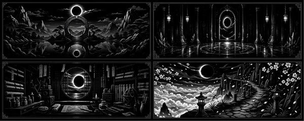 The hidden lands around Mount Tsukiyomi