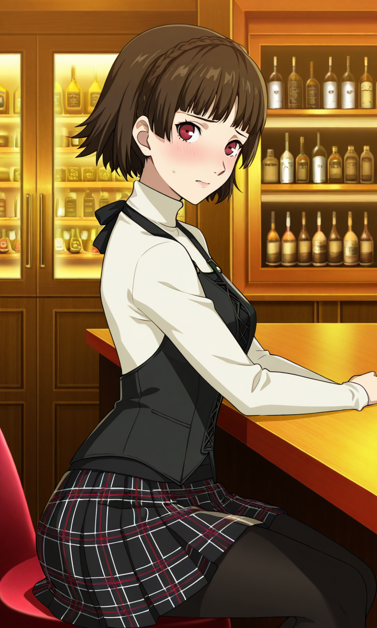 Makoto embarrassed