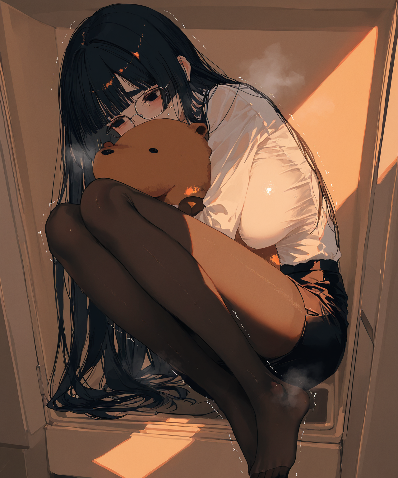 hiding
