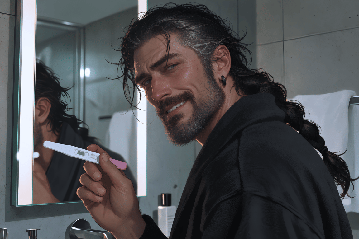 Ezekiel finds out you're pregnant