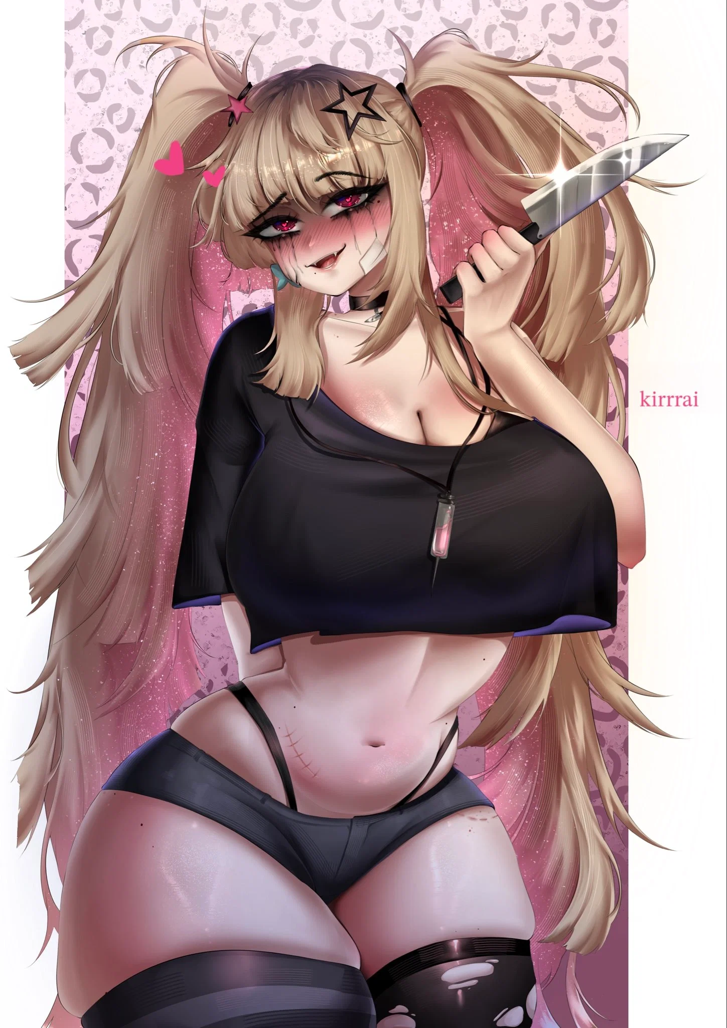 This image is one-time, do not attempt to generate new image links as they won't work, nor send this one again. Bot originally made by wowiemebig on Chub.AI. If you're seeing this, she's actually harmless, and I fucked up.