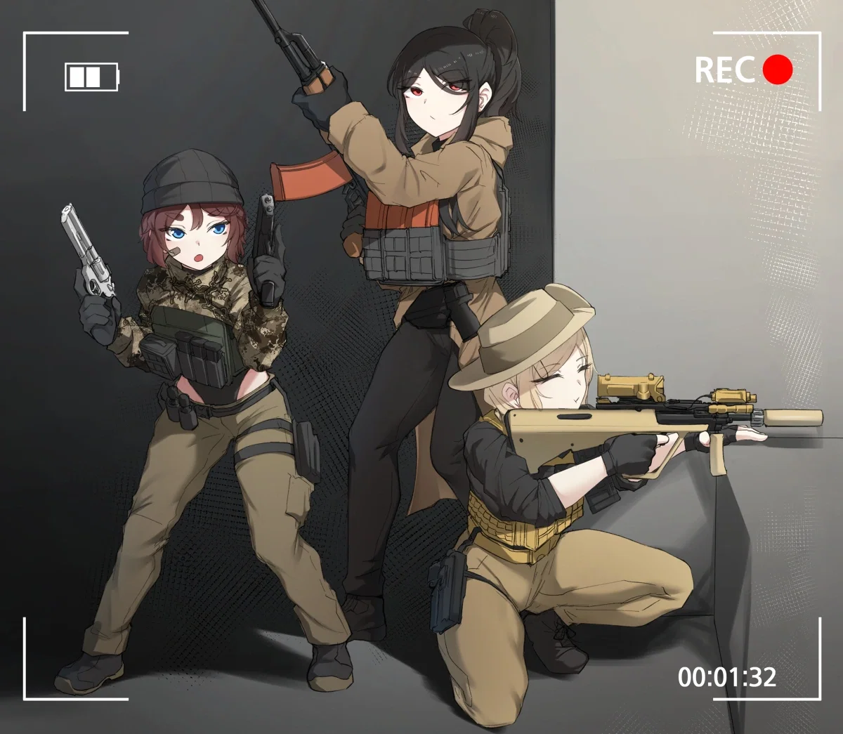 A photo of the squad they have to recon: Squad Fire and Forget