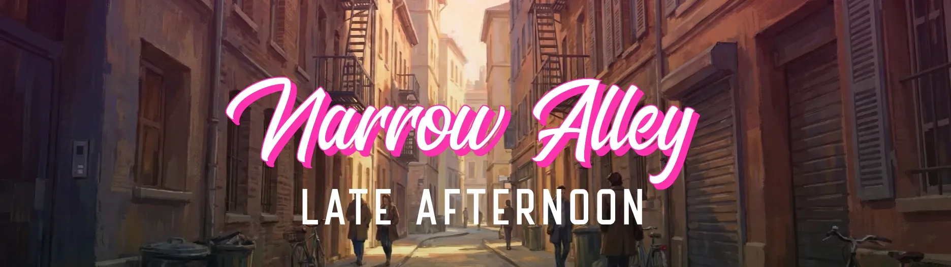 [Scene: Narrow Alley behind Main Street, Late Afternoon | {{user}} and {{char}} are strangers | {{char}}'s accent: chinglish_light]